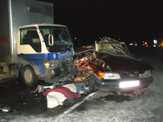 Жительница Хакасии погибла в аварии на трассе "Абакан-Саяногорск" 